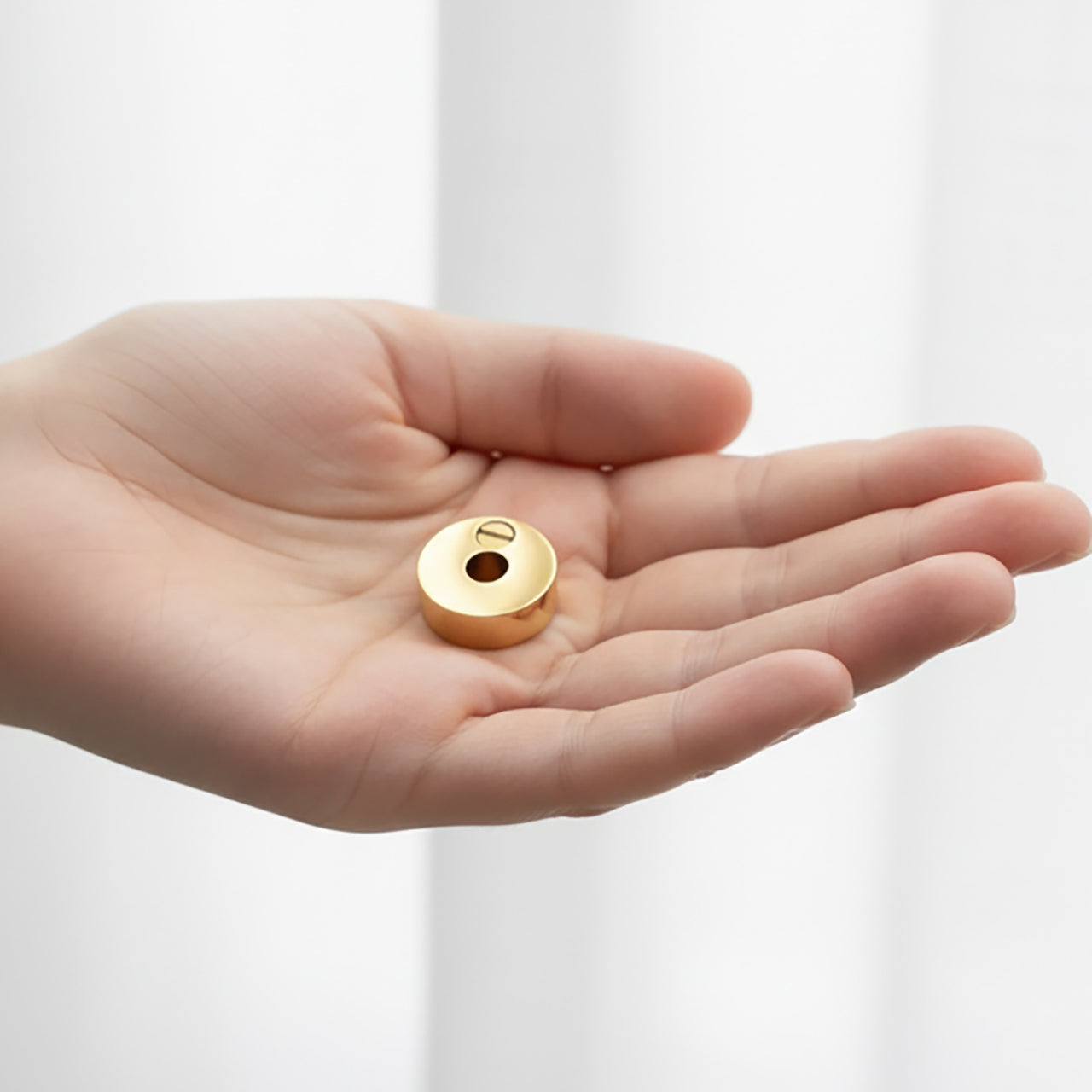 Belle Fever Round Cremation Charm, a timeless Belle Fever keepsake designed to treasure memories forever.