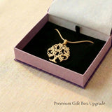 Tree of life necklace in premium gift box, meaningful jewellery gift presentation