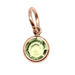12th ROSE GOLD Hanging Birthstone Charm (Optional) - Options Variants