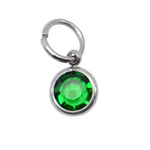 7th SILVER Hanging Birthstone Charm (Optional) - Options Variants