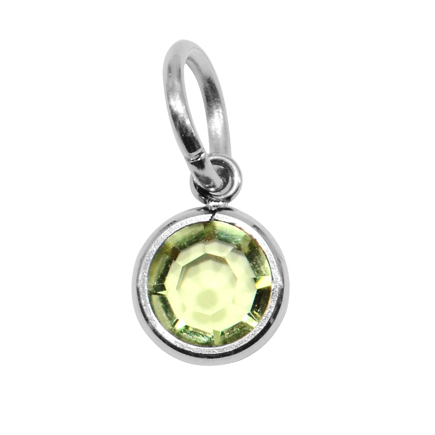 7th SILVER Hanging Birthstone Charm (Optional) - Options Variants