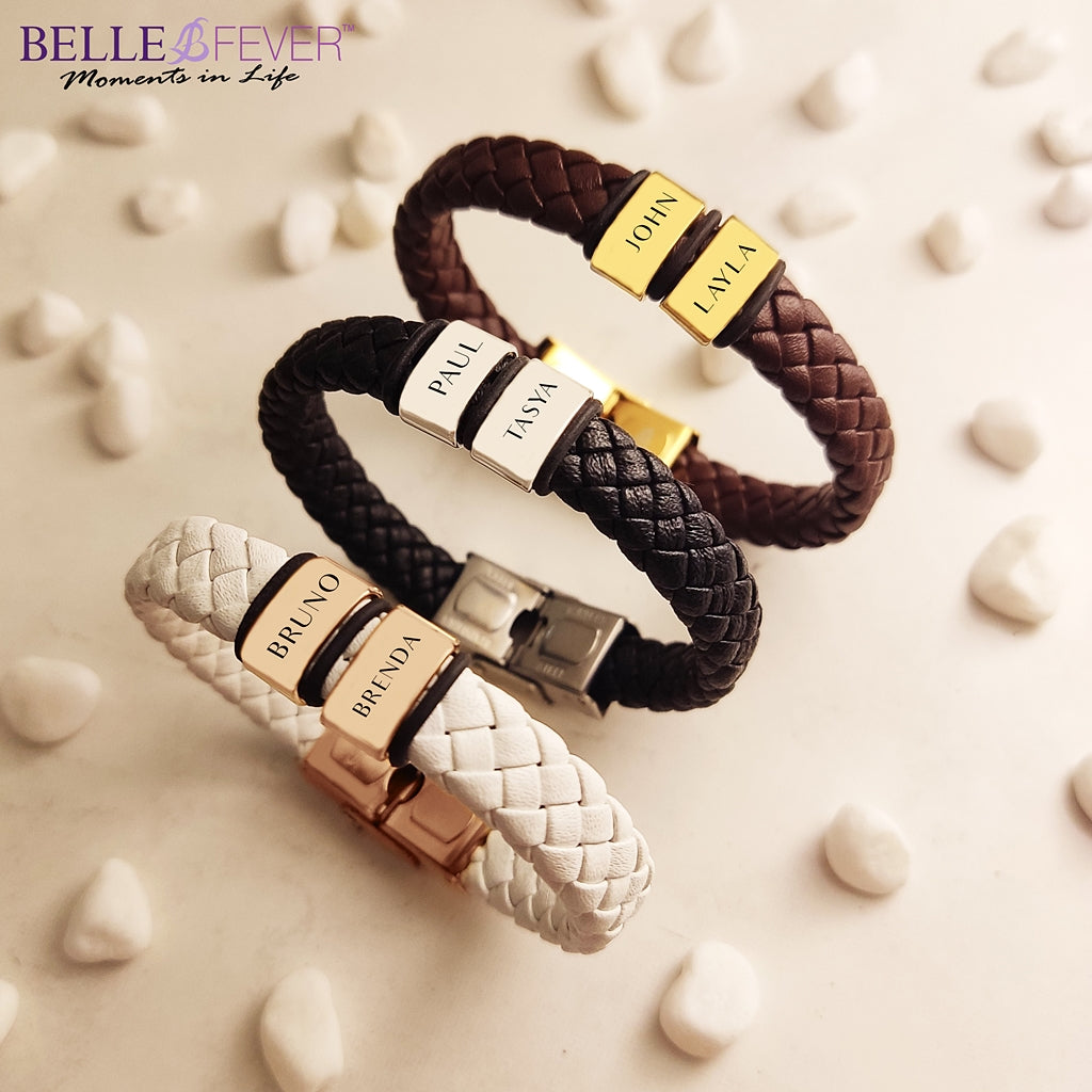 Buy 2024 leather bracelet