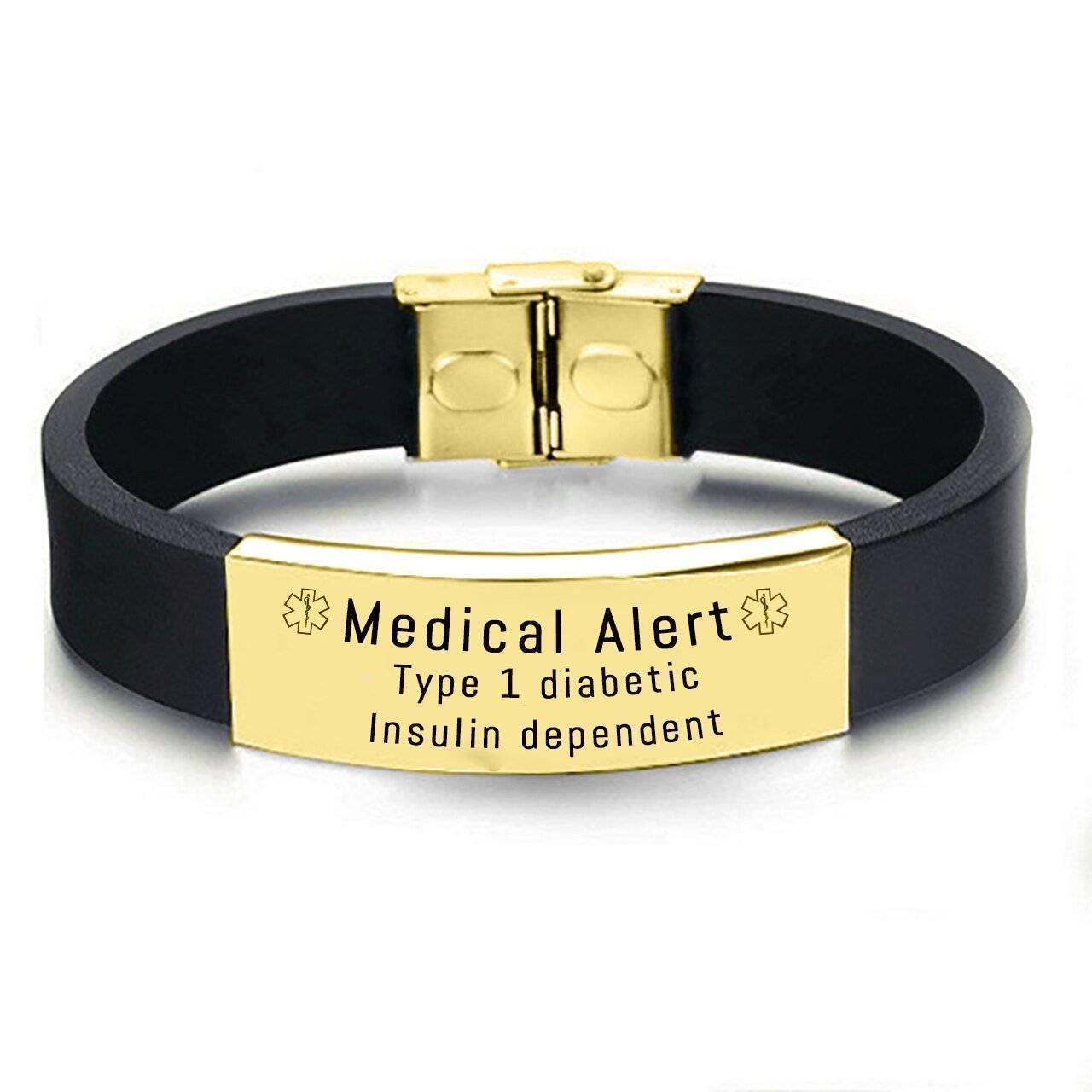 Personalized Stainless Diabetic Bracelets for 24/7 Wear
