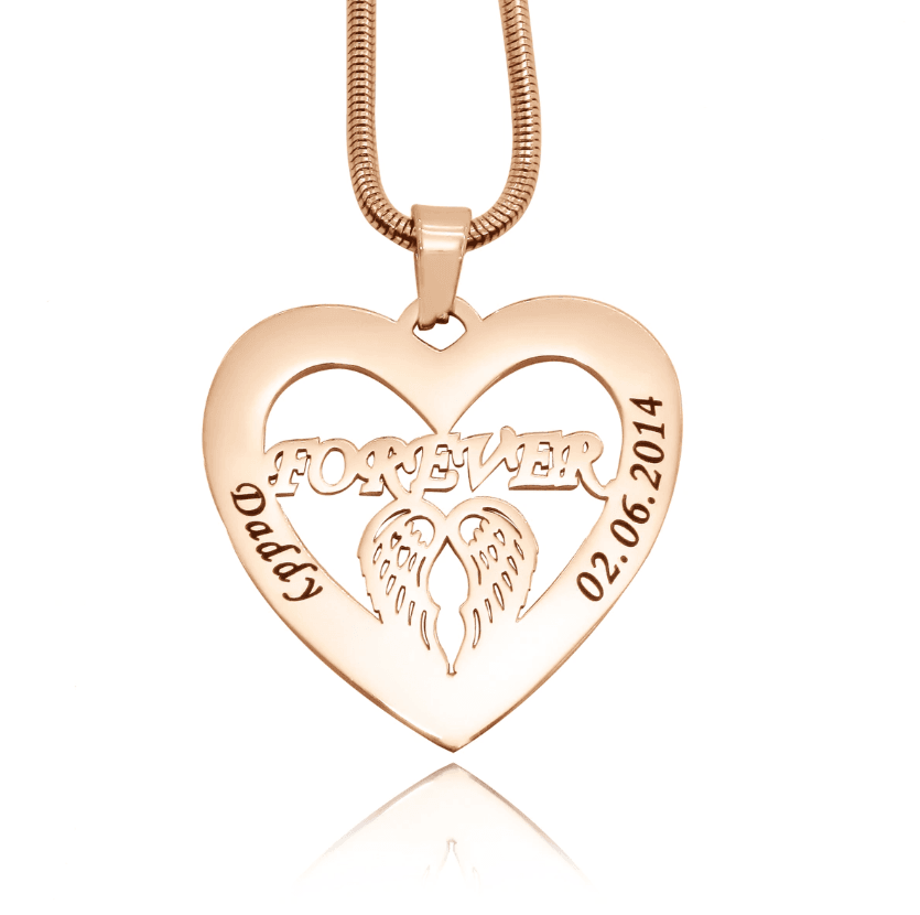 Angel in My Heart Necklace - Memorial & Cremation Jewellery by Belle Fever
