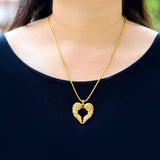 Angels Heart Necklace - Memorial & Cremation Jewellery by Belle Fever