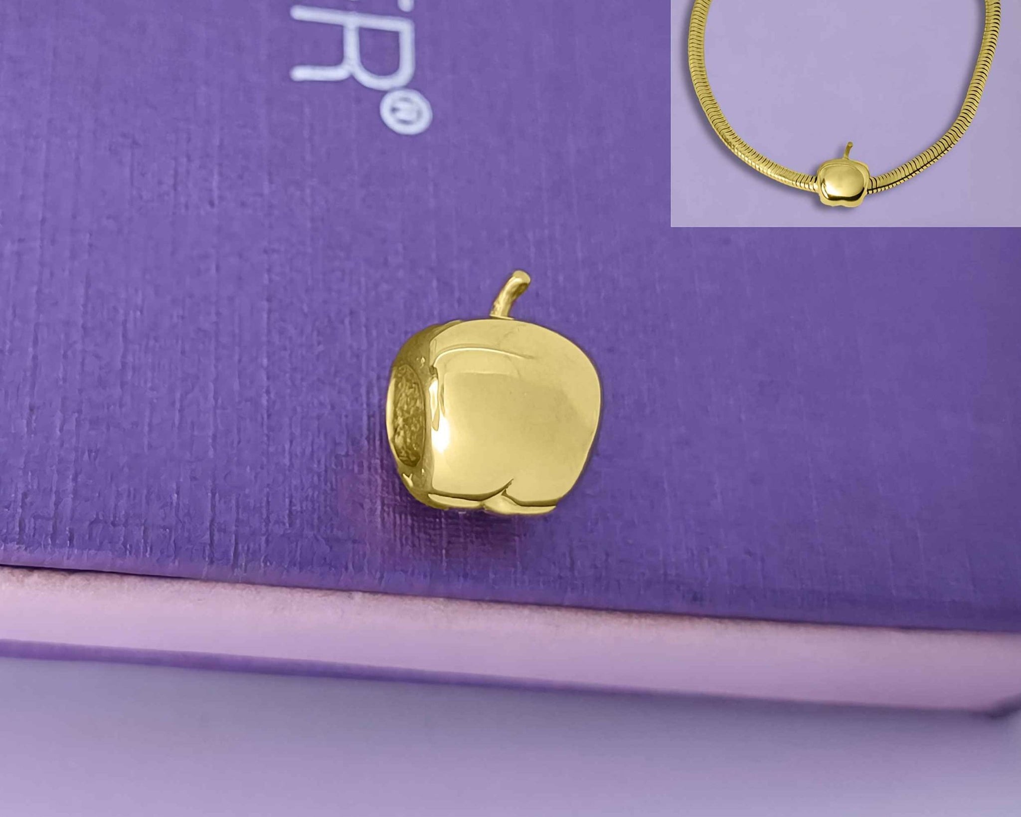 Apple Charm for Moments Bracelet - Moments Charm Bracelets by Belle Fever