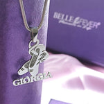 Ballet Name Necklace - Name Necklaces by Belle Fever