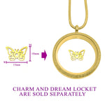 Butterfly Charm for Dream Locket - Floating Dream Lockets by Belle Fever
