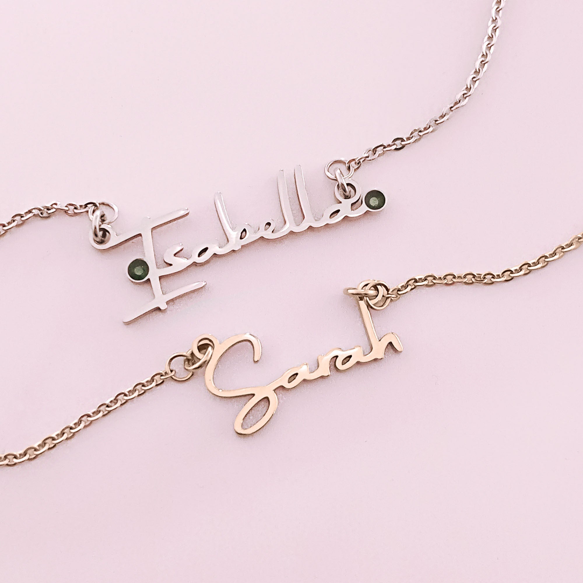 Nice on sale name necklaces