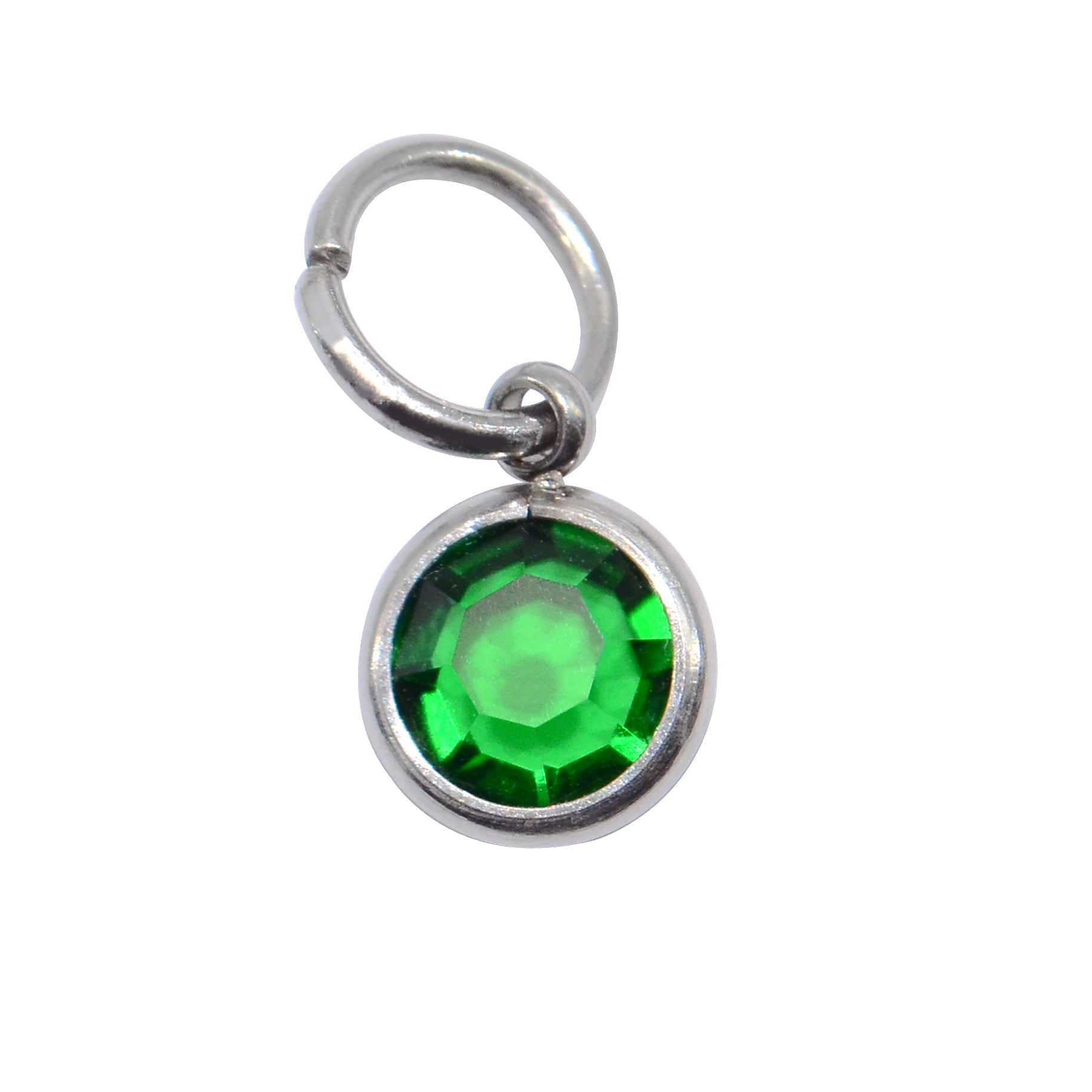 Choose 3rd SILVER Hanging Birthstone Charm (Optional) - Options Variants