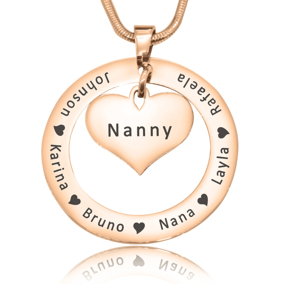 Gold online nanny necklace