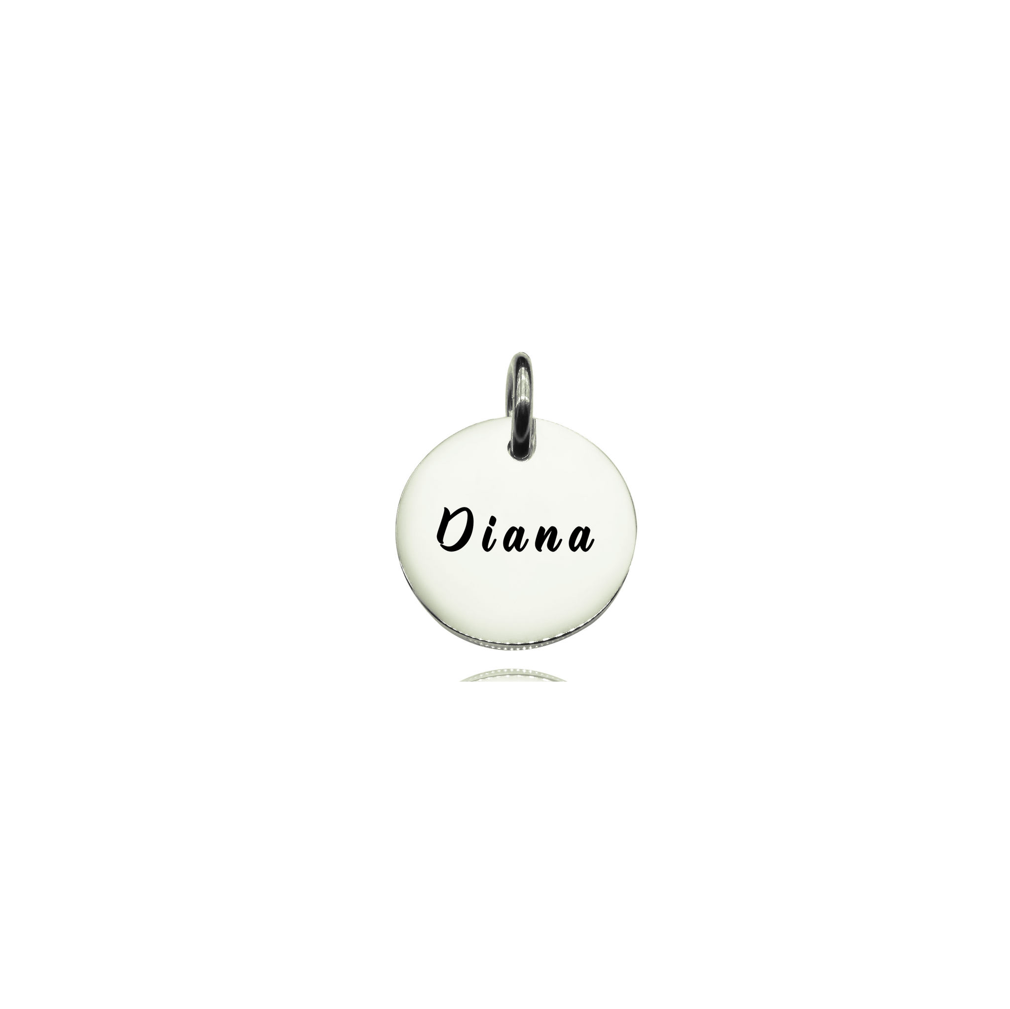 Disc Charm 17mm SILVER - Options Variants