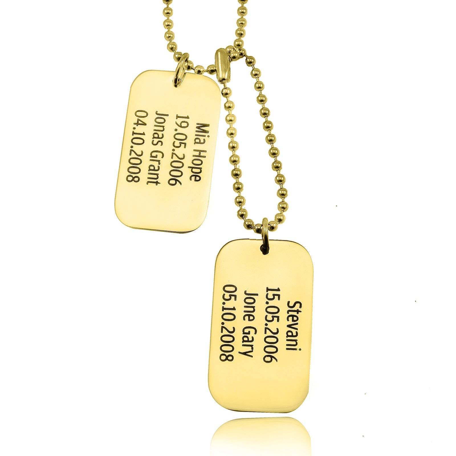 Military Army Dog Tags Necklaces | Military Army Dog Tag Pendant - Necklace  Silver - Aliexpress