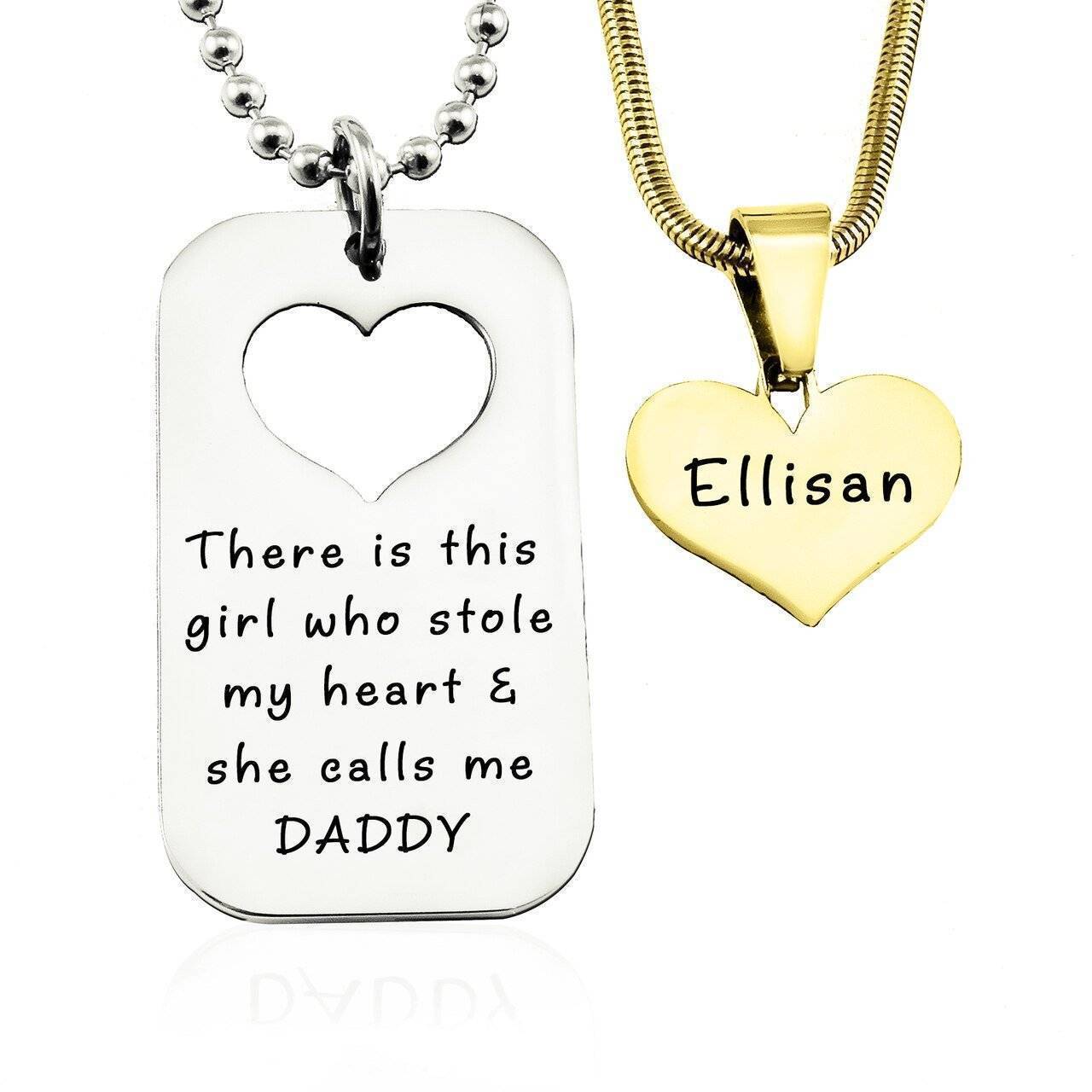 Daddy daughter dog hotsell tags