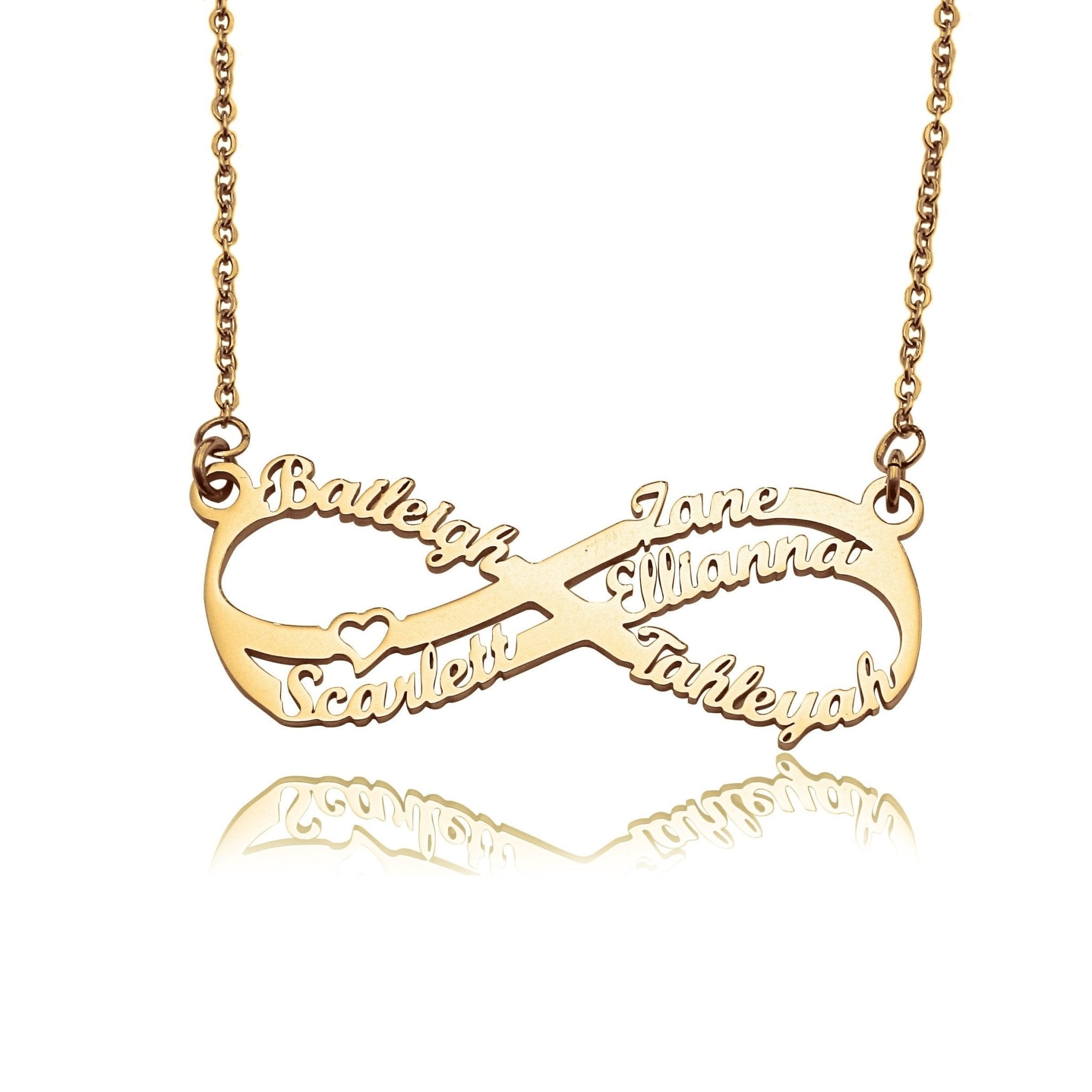 5 name online necklace