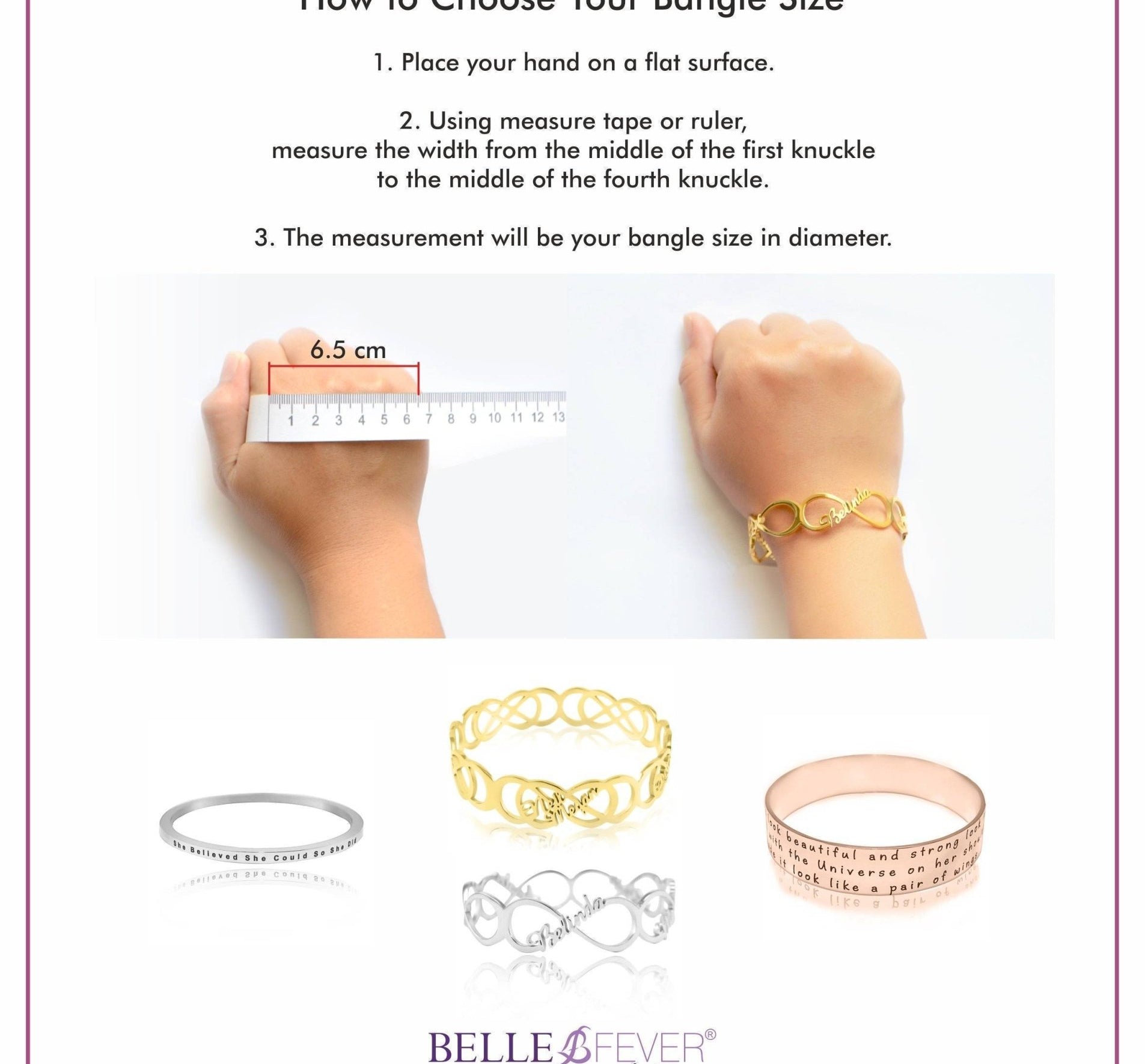 Endless Open Cuff Bangle - Bangles & Bracelets by Belle Fever