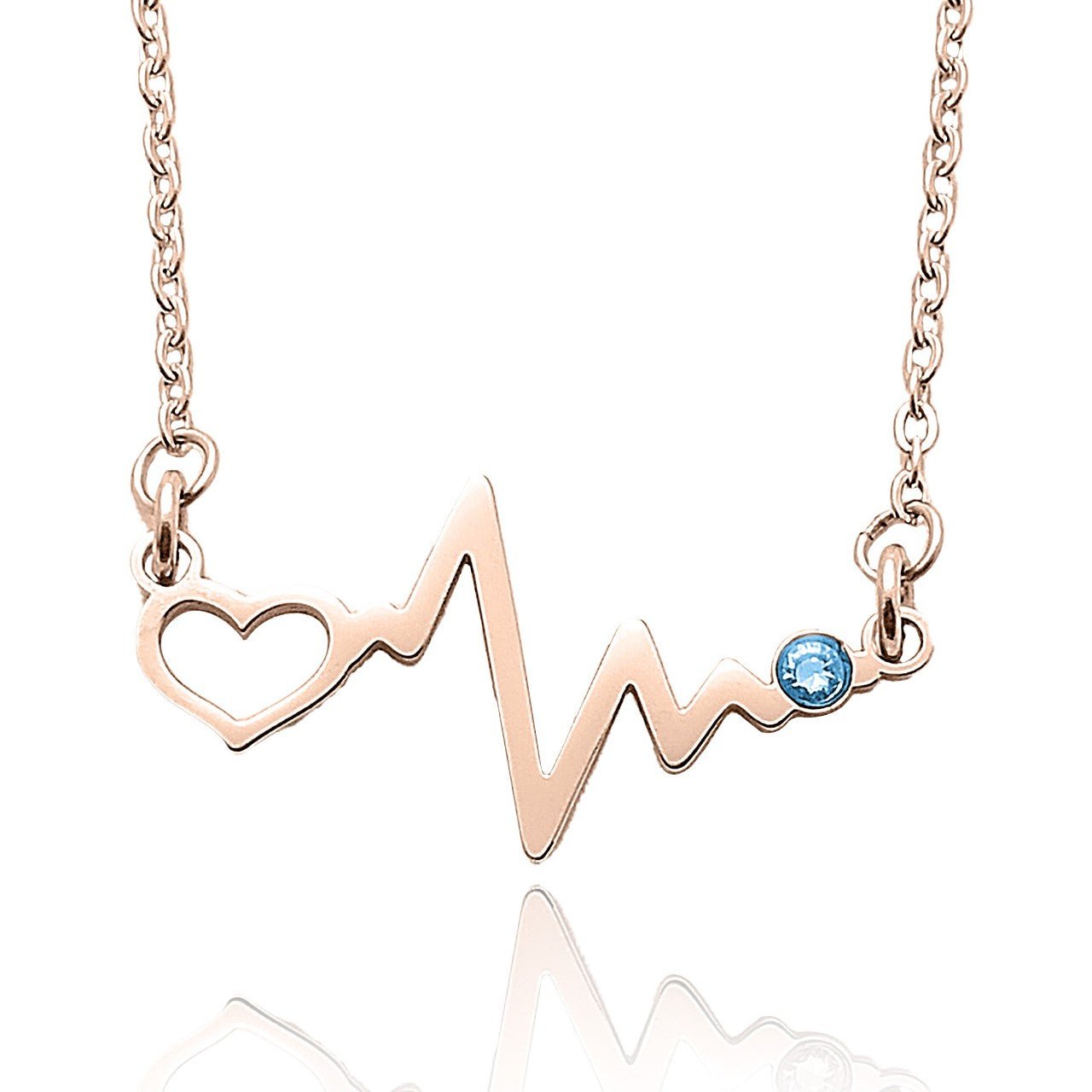 Diamond Heartbeat 'EKG' Necklace – Brooke Rayn