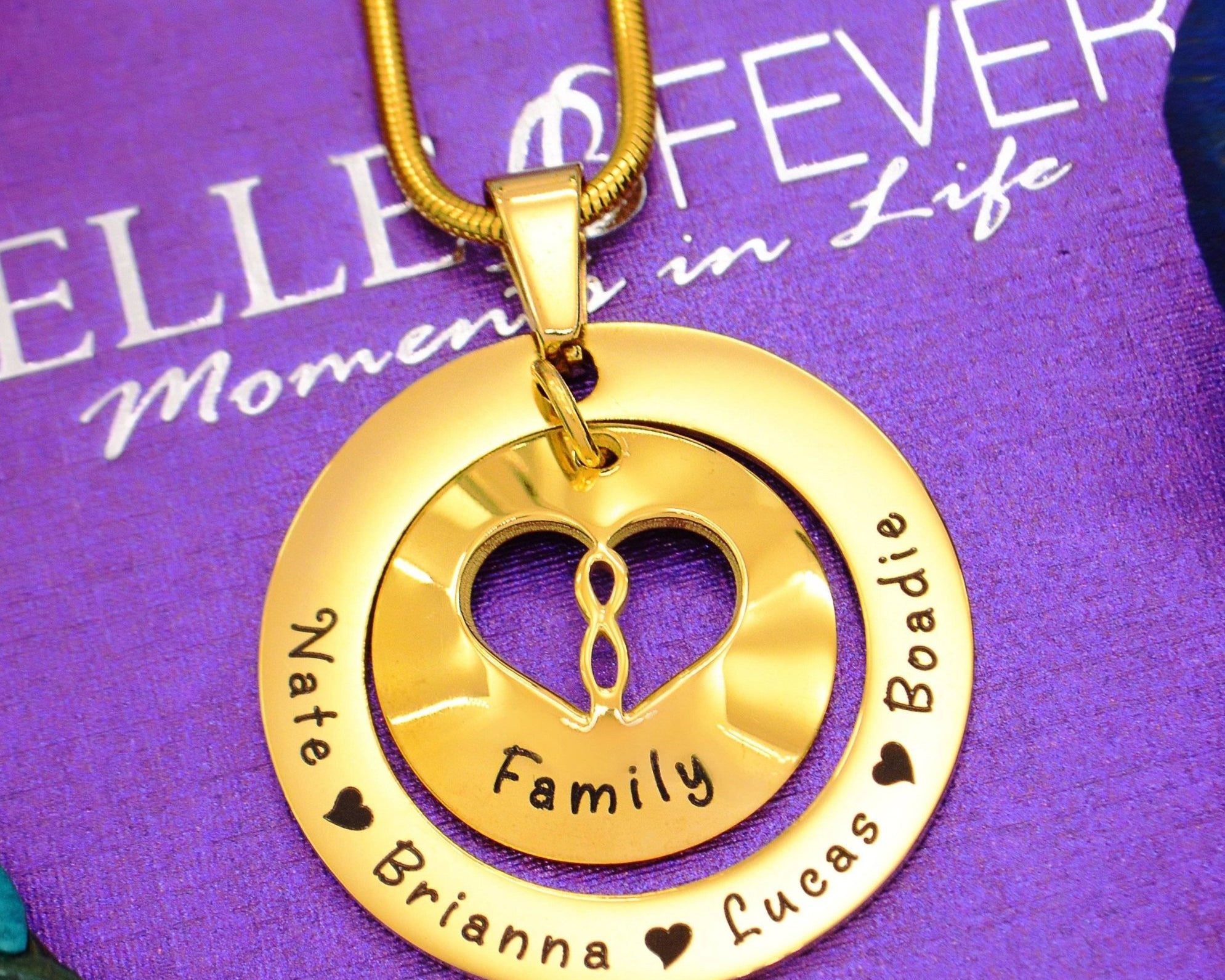 Infinity Dome Necklace - Mothers Jewellery by Belle Fever