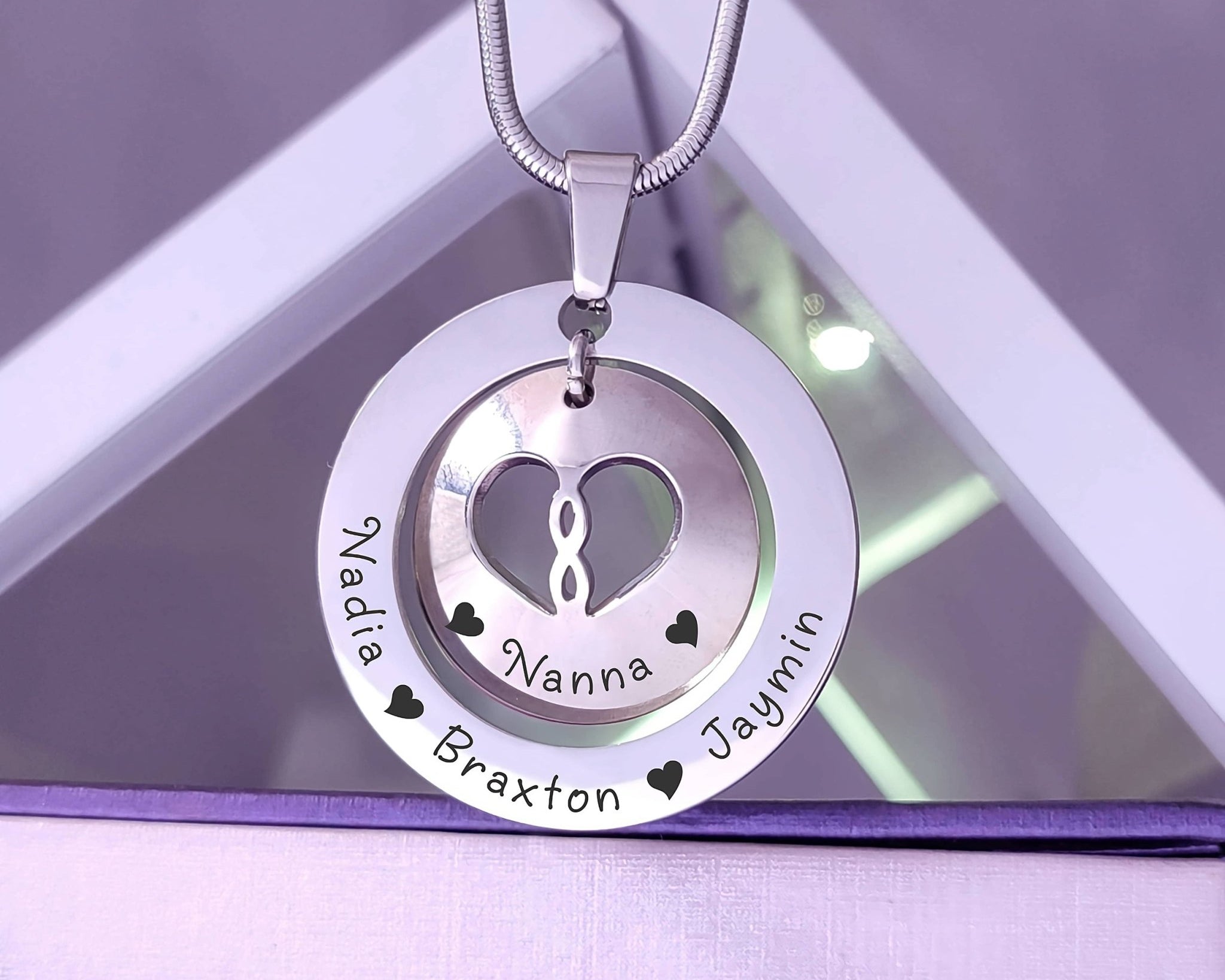 Infinity Dome Necklace - Mothers Jewellery by Belle Fever