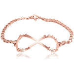 Infinity Name Bracelet - Bangles & Bracelets by Belle Fever