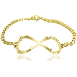 Infinity Name Bracelet - Bangles & Bracelets by Belle Fever