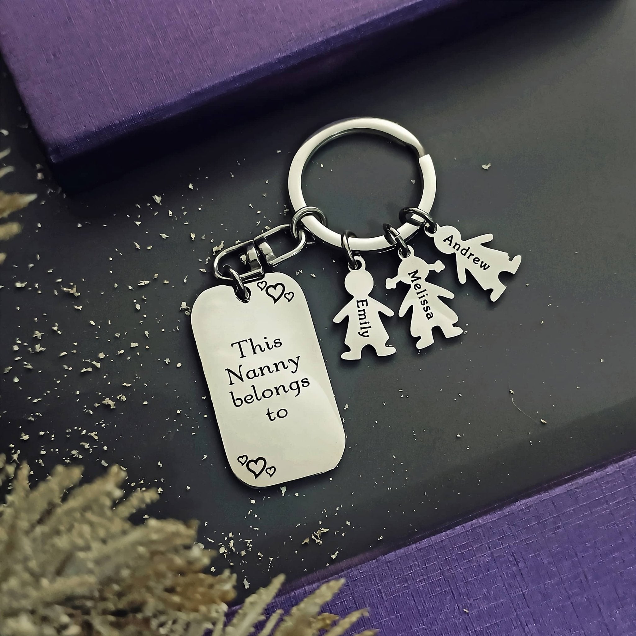 Personalised shop kids keyrings