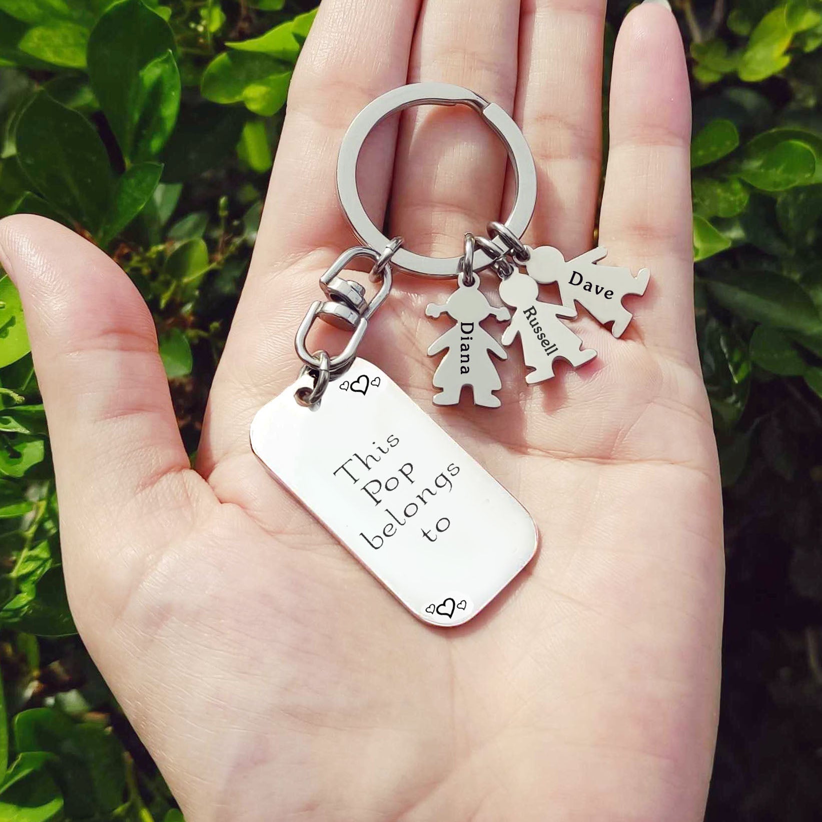 Kids Love Keyring Tag One charm is included