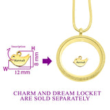 Little Bird Charm for Dream Locket - Floating Dream Lockets by Belle Fever