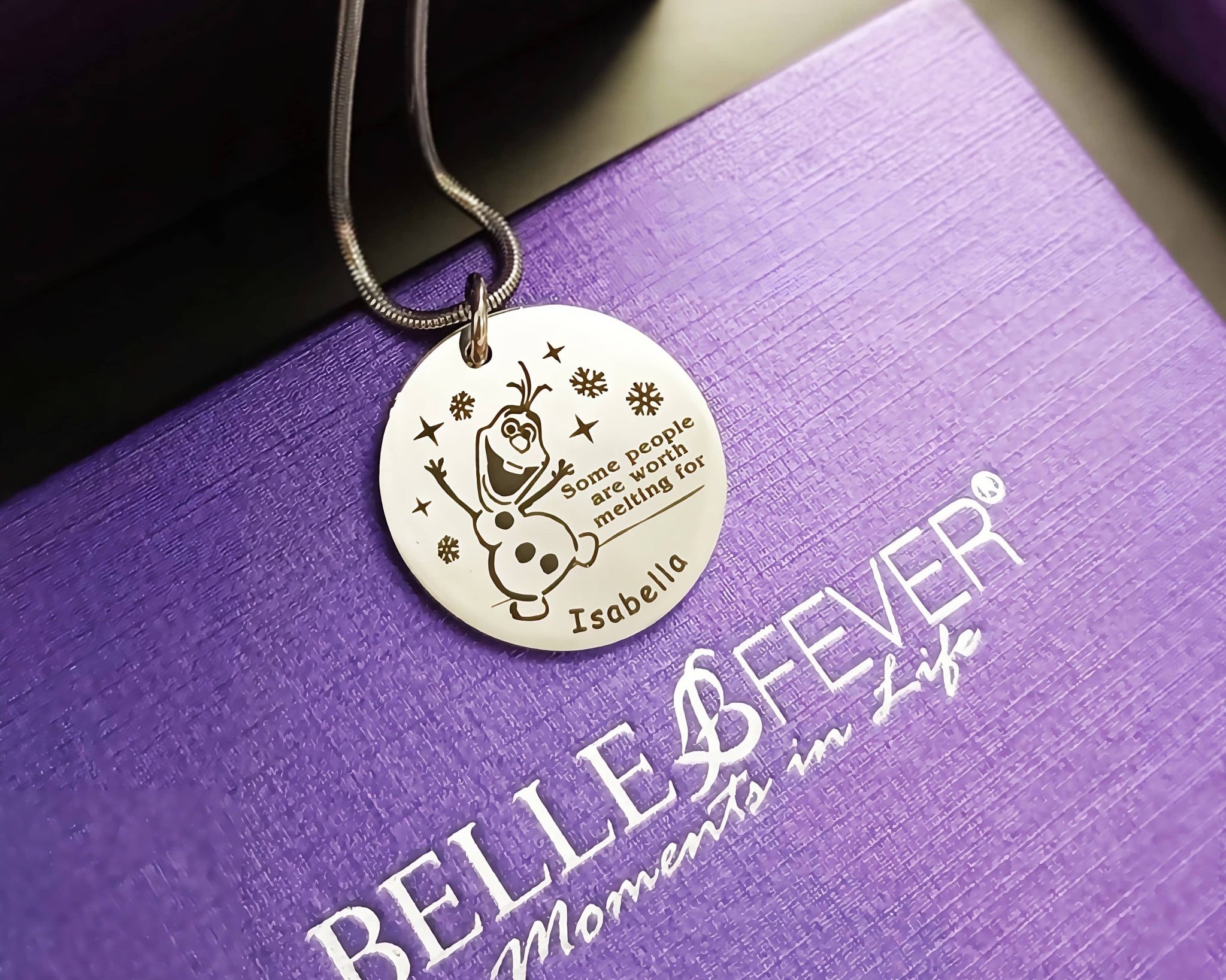 Melting Snowman Necklace - Mothers Jewellery by Belle Fever