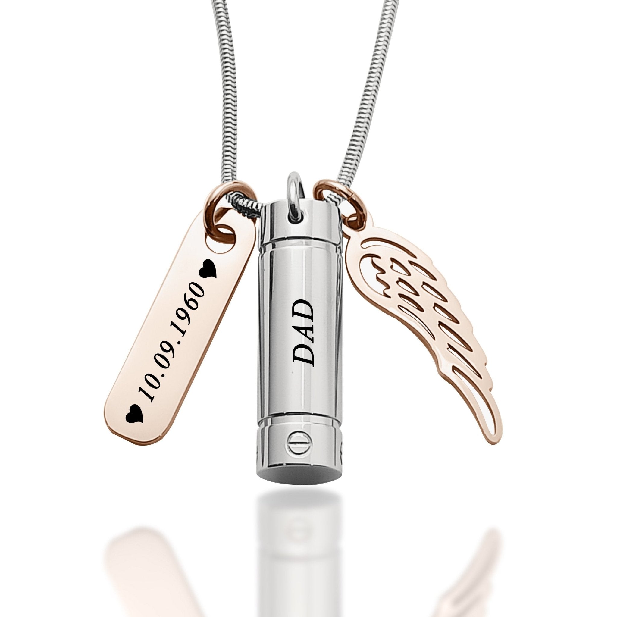 Dad sales ashes necklace