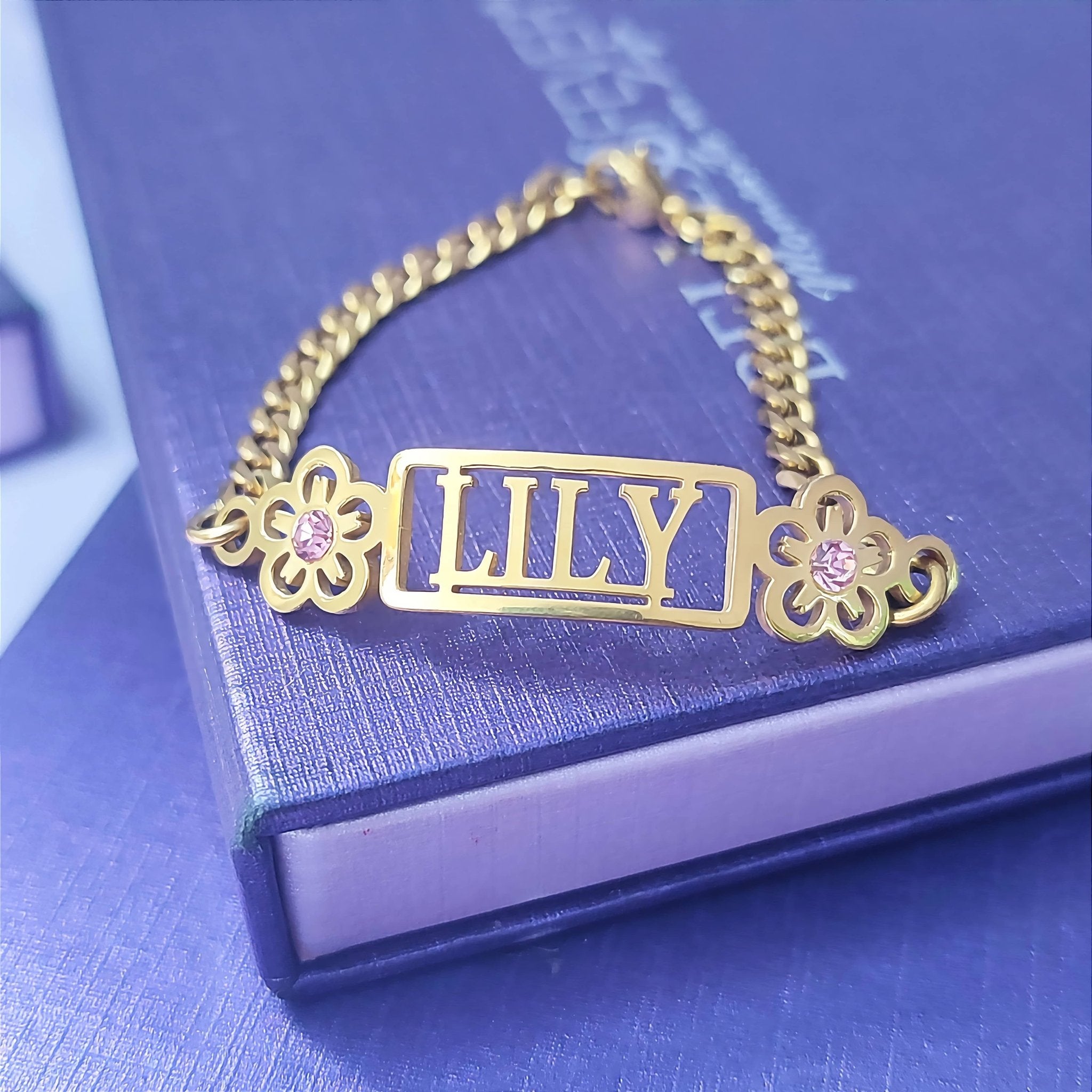 Bluelory Personalized Stainless Steel Baby Kids Name Bracelets Gold Silver  Rose Custom Jewelry Child Girls Boys Birthday Gifts L230620 From  Us_arizona, $8.93 | DHgate.Com