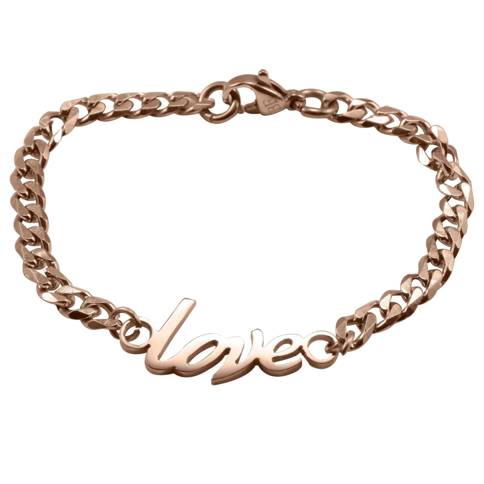 Rose gold deals love bracelet