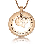 Sparkling Mothers Love Necklace - Mothers Jewellery by Belle Fever