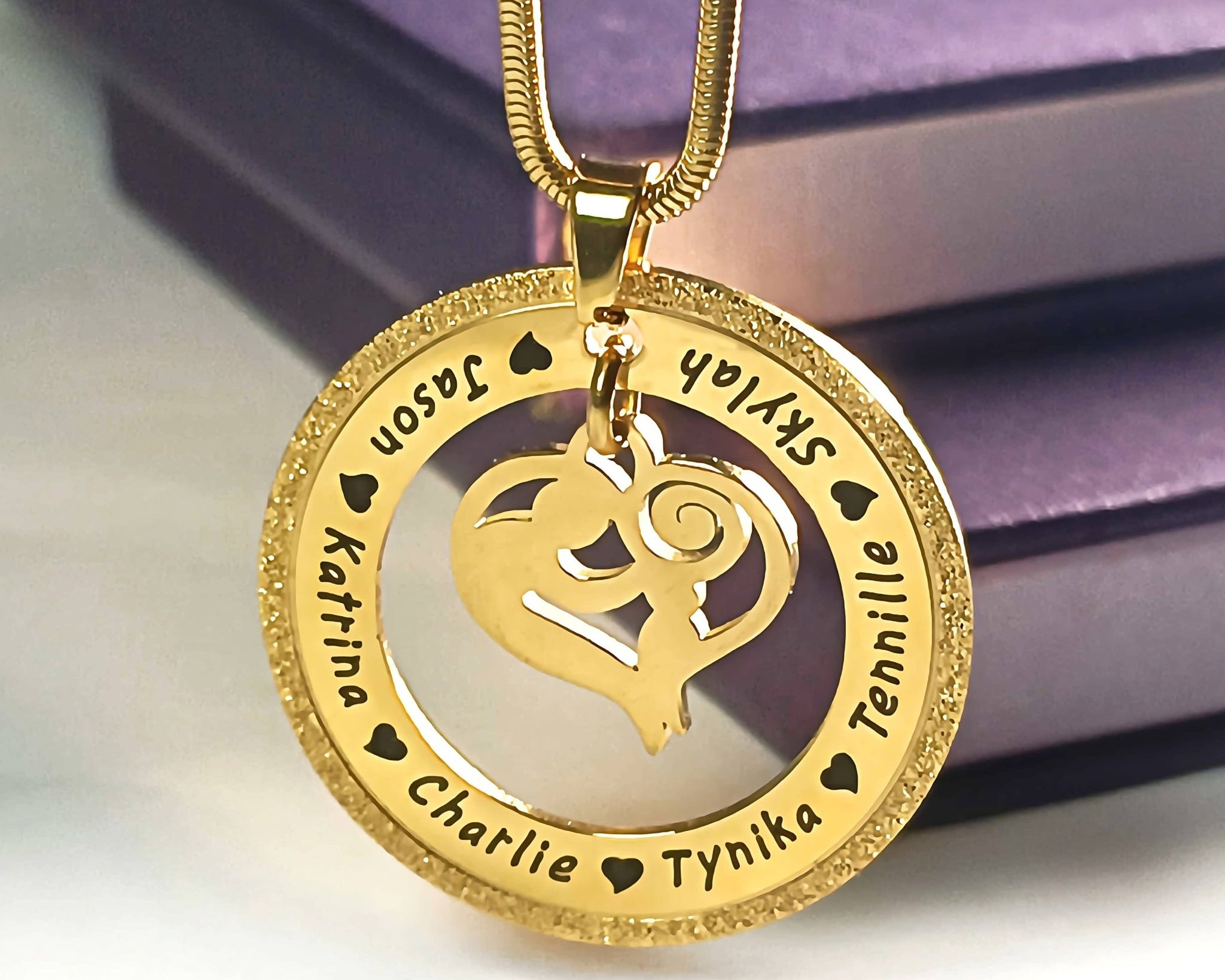 Sparkling Mothers Love Necklace - Mothers Jewellery by Belle Fever