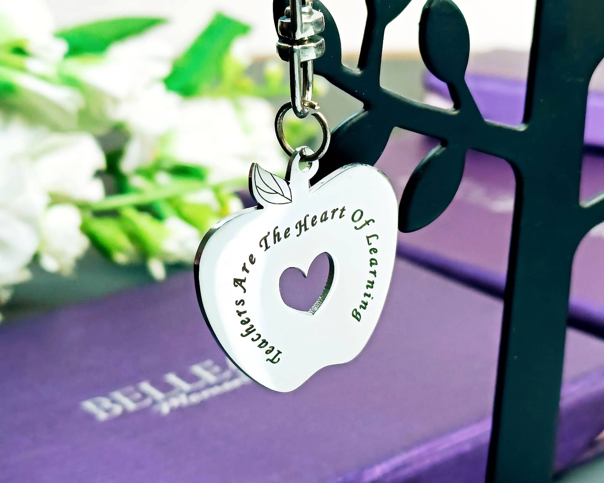 Teacher's Keyring - Keyrings by Belle Fever