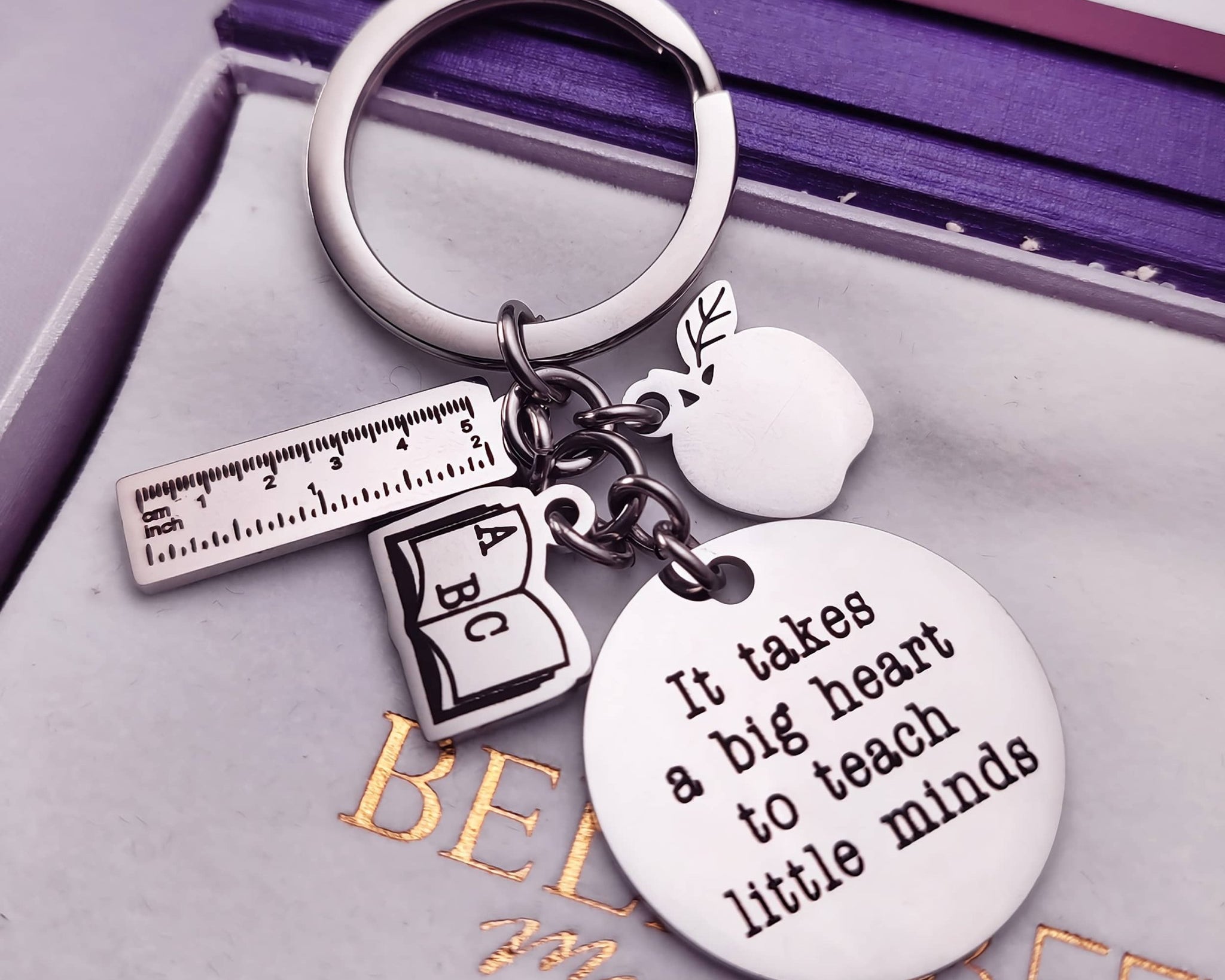 Teachers Life Keyring - Keyrings by Belle Fever