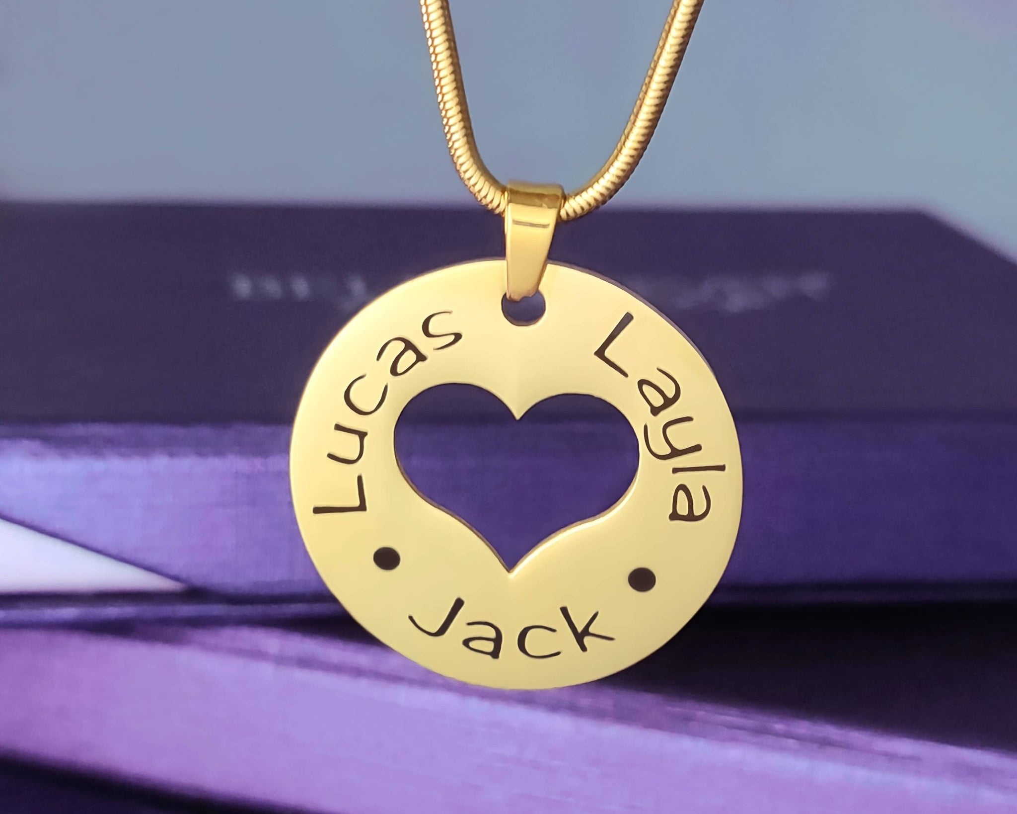 Triple Love Necklace - Mothers Jewellery by Belle Fever